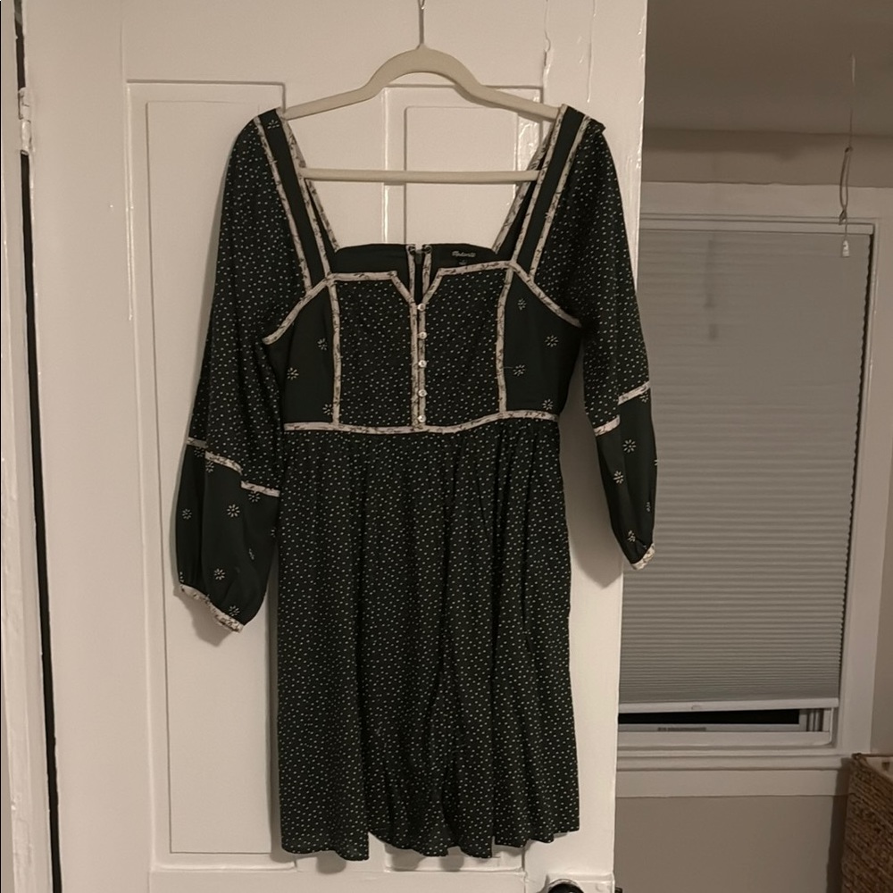 Madewell green dress